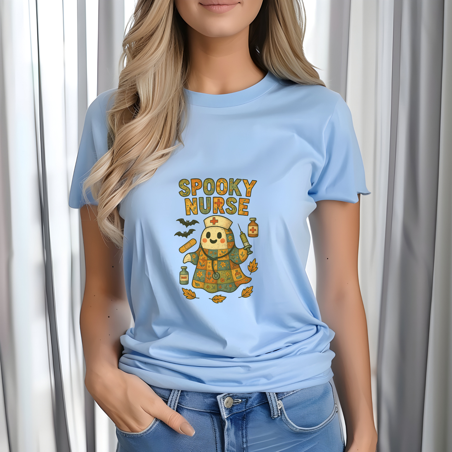 Spooky Nurse Halloween T-Shirt
