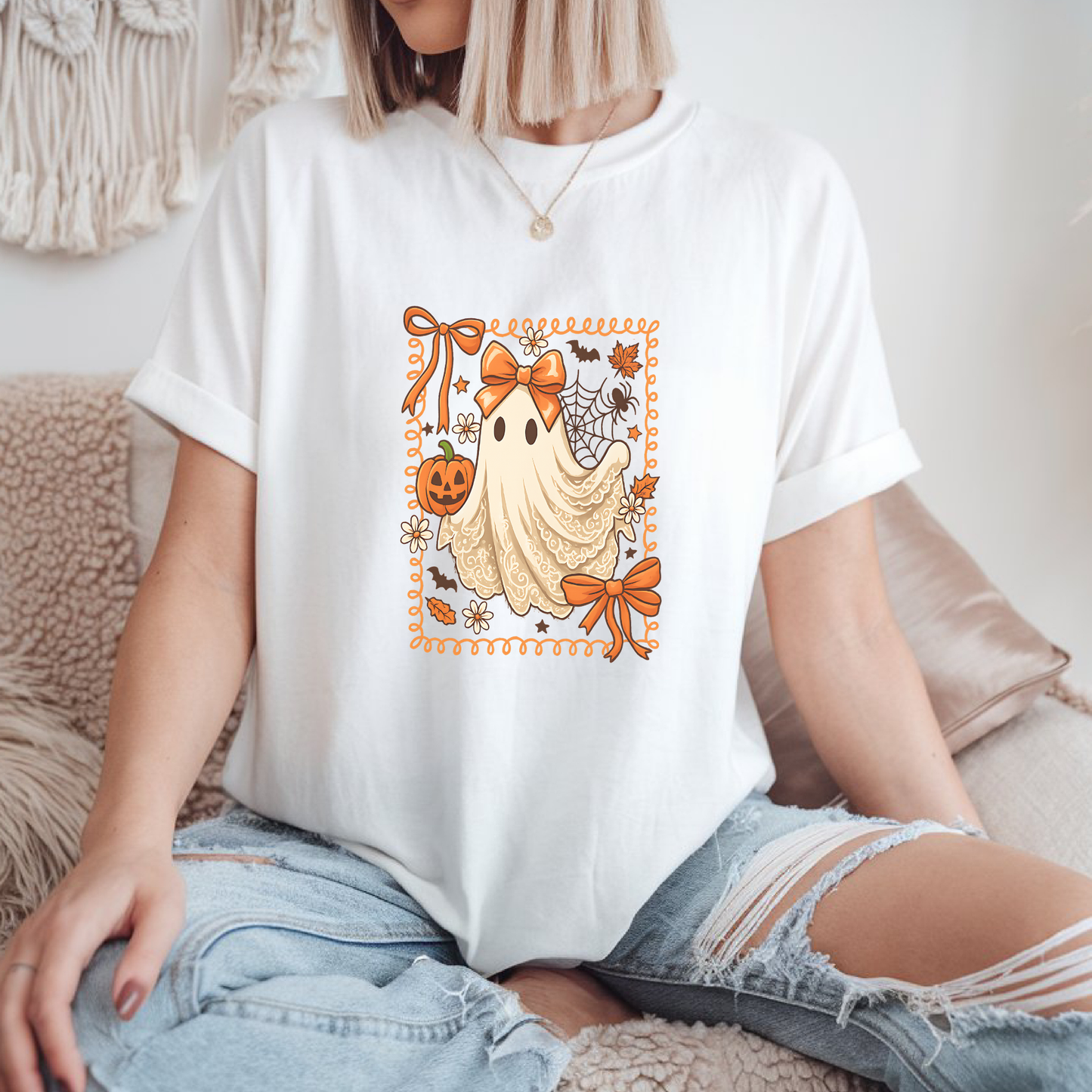 Cute Ghost Halloween T-Shirt