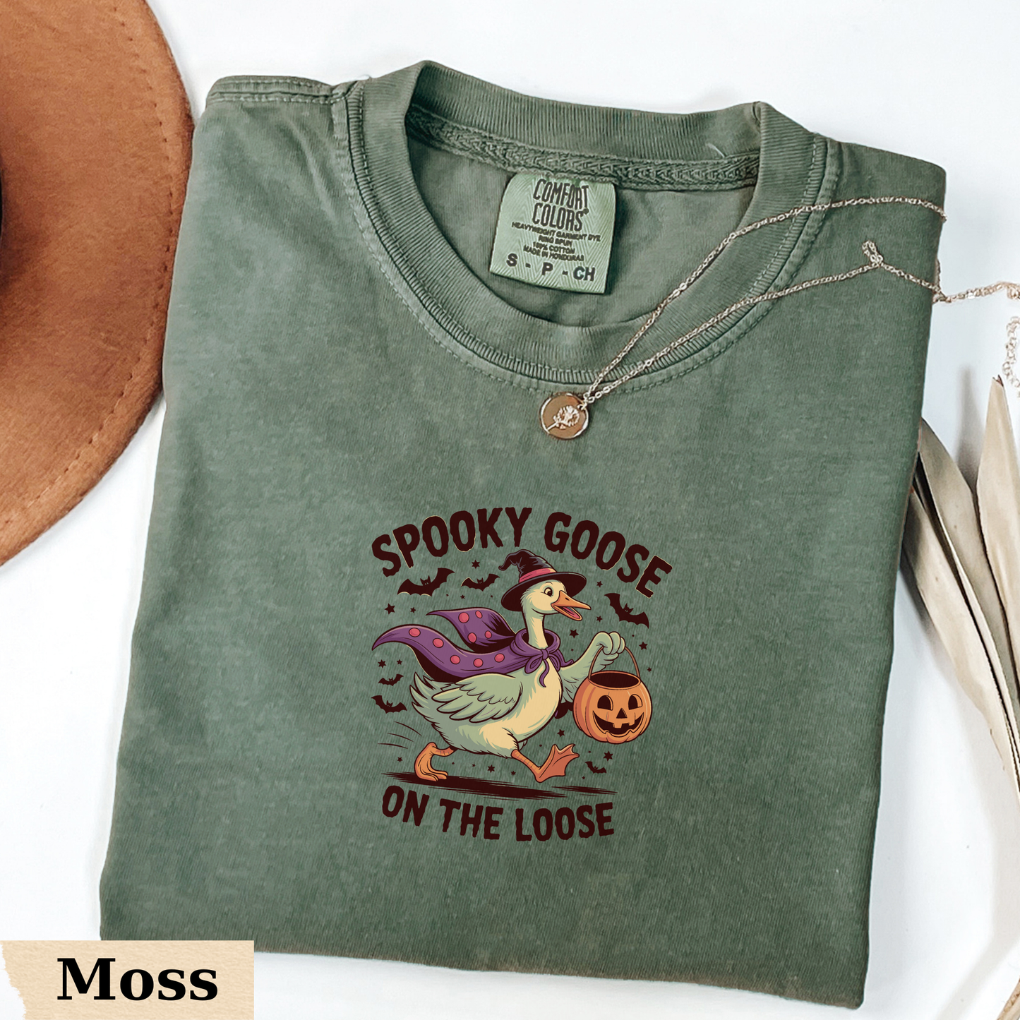 Spooky Goose Halloween Shirt - Comfort Colors®