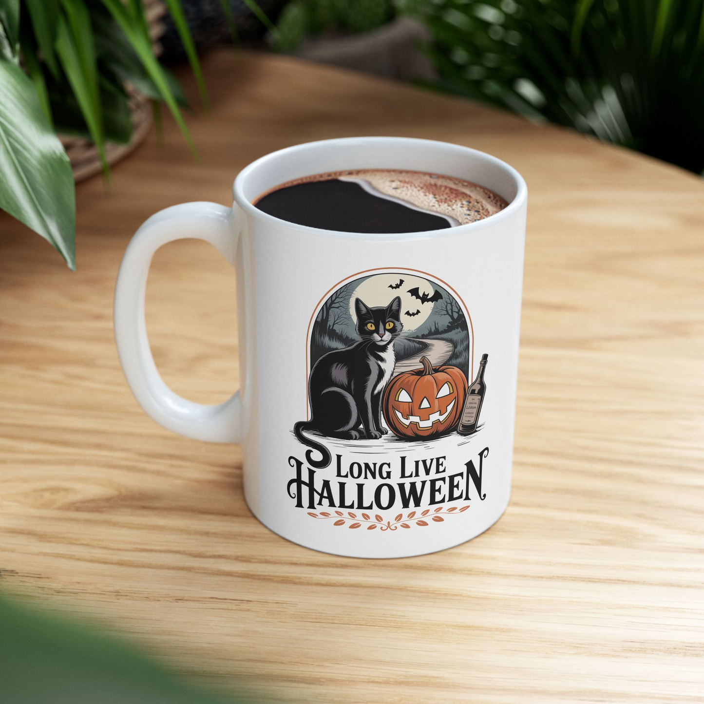 Halloween Cat Mug - 11oz&15oz