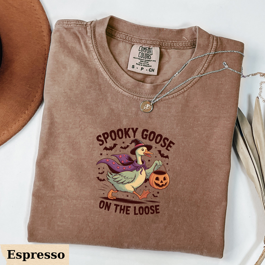 Spooky Goose Halloween Shirt - Comfort Colors®