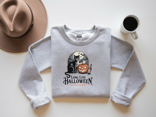 Halloween Cat Sweatshirt