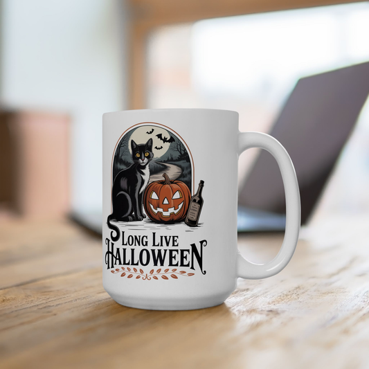 Halloween Cat Mug - 11oz&15oz